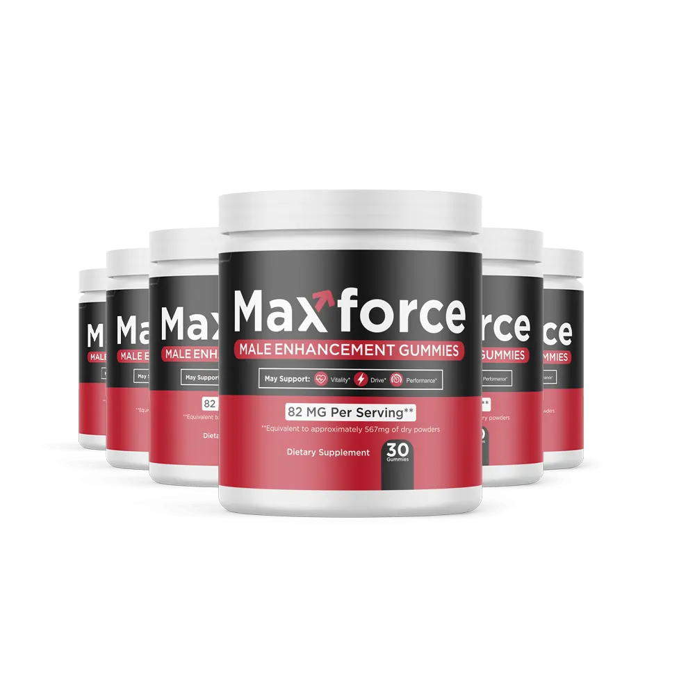 Six bottles of Max Force supplement
